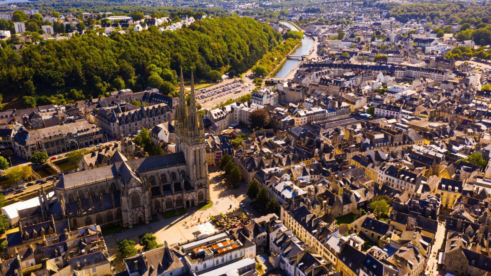 Appartement Immeuble Les Perdrix à Quimper Extérieur photo